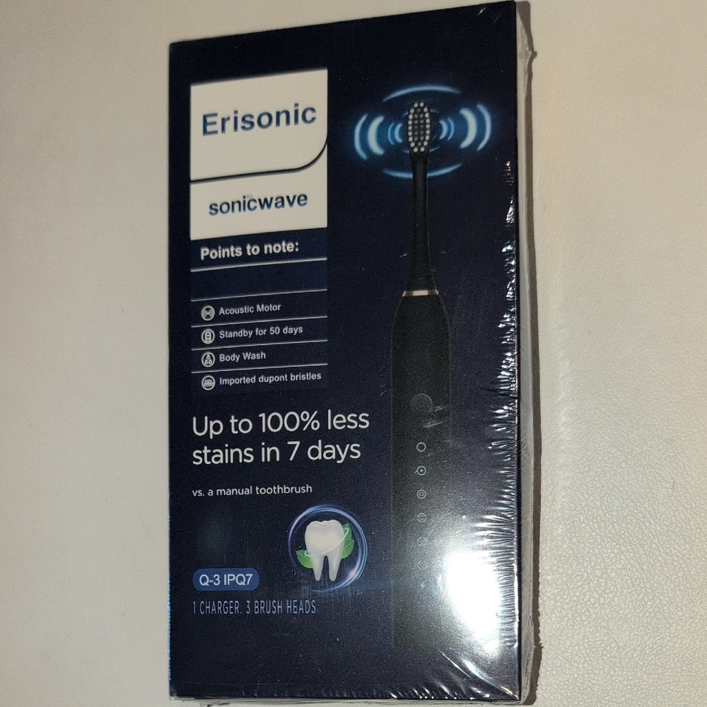 Sonicwave Electric Toothbrush - Black
